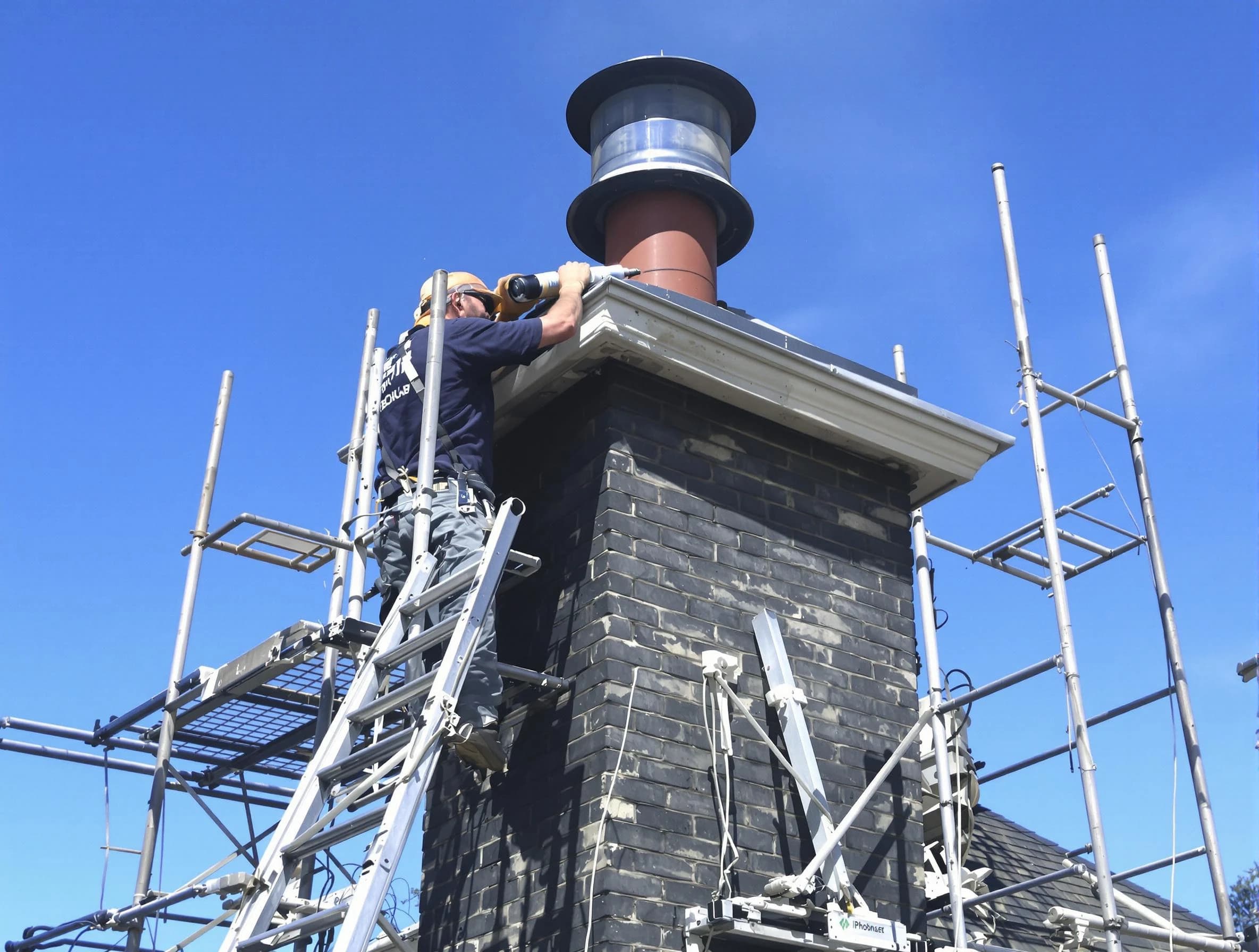 Sturdy chimney crown finished by Springville Chimney Sweep in Springville, UT