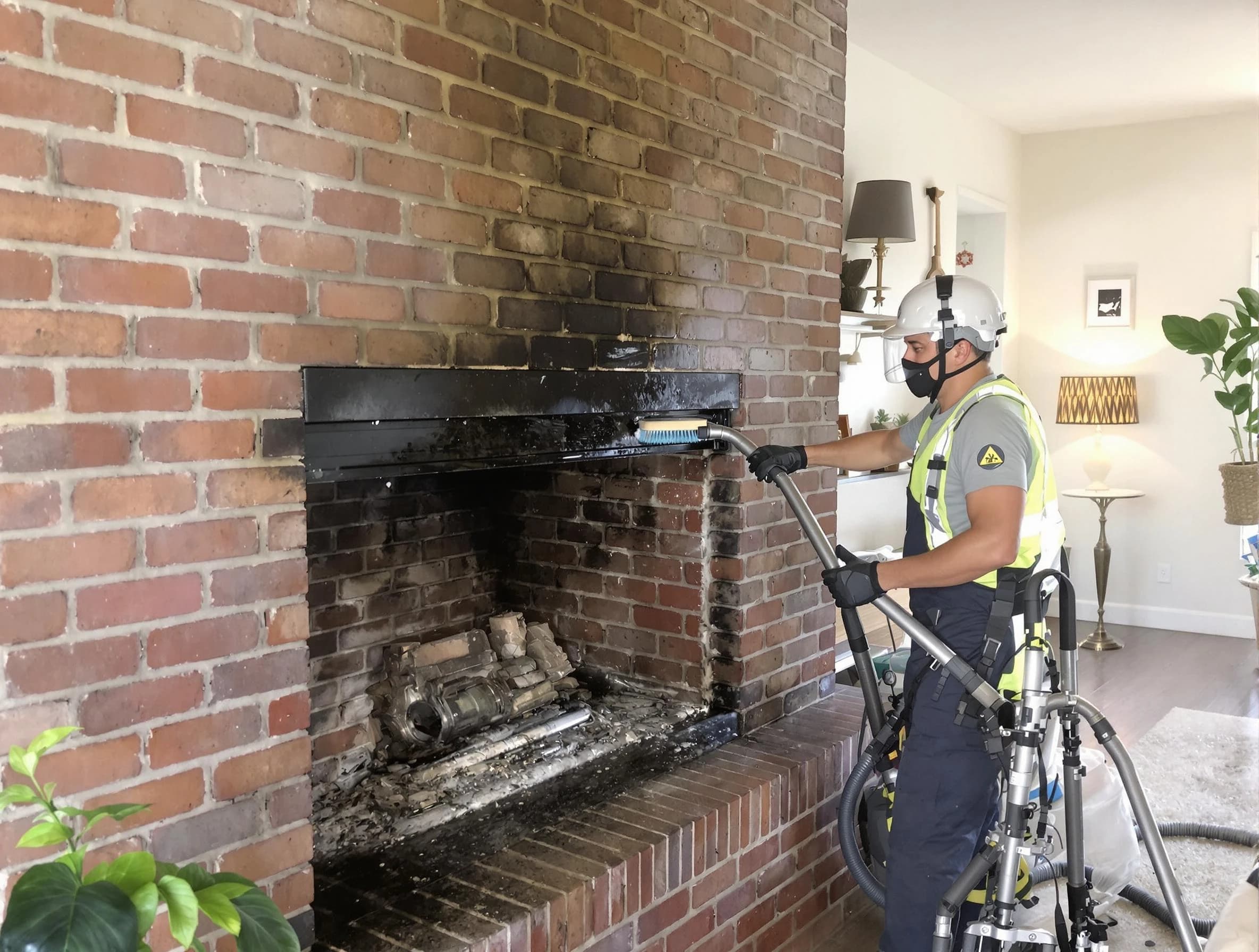 Springville Chimney Sweep providing fireplace cleaning services in Springville, UT